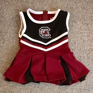Kids Cheerleader Costume Gamecocks- Black and Red